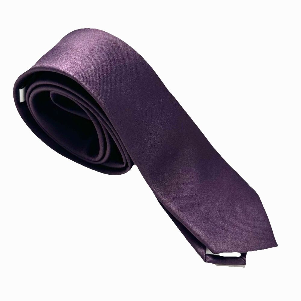 Azazie Necktie Purple Classic Formal Dance Wedding Whimsigoth Jewel Tone